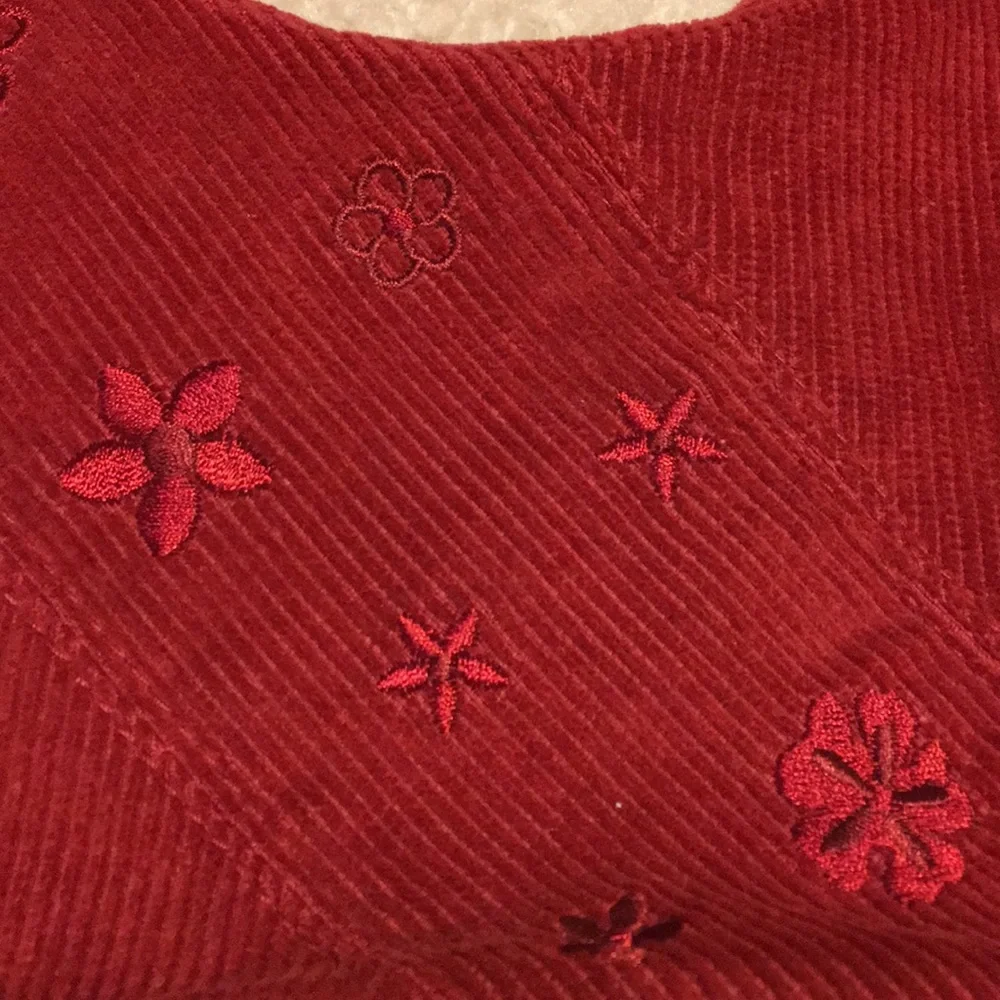 EUC Gap corduroy dress with matching purse